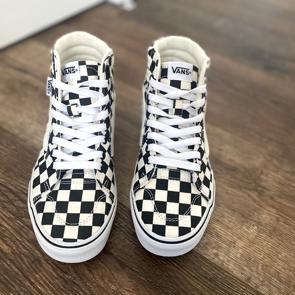 Vans Shoes - High top classic checkered vans
